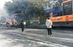龙陵县城热泉路完成修复恢复通车